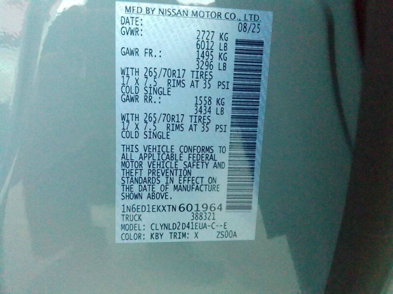 2026 Nissan Frontier PRO-4X