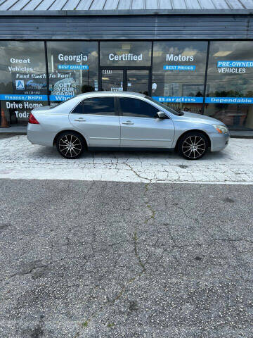2007 Honda Accord for sale at Georgia Certified Motors in Stockbridge GA
