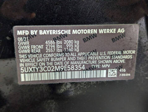 2021 BMW X3 sDrive30i