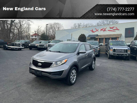 2016 Kia Sportage for sale at New England Cars in Attleboro MA