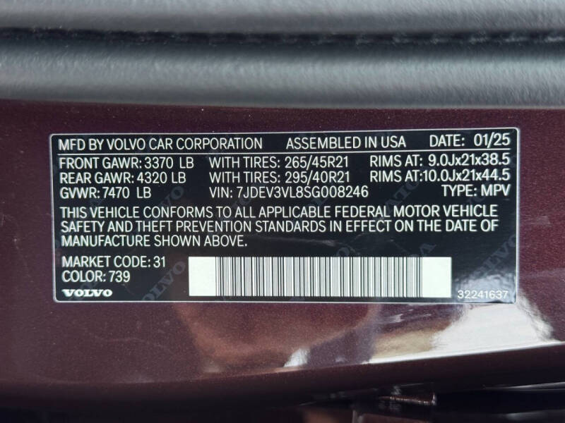 2025 Volvo EX90 Twin Ultra 7P