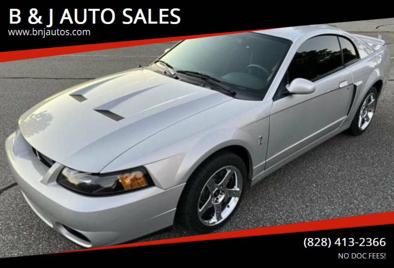 2004 Ford Mustang SVT Cobra for sale at B & J AUTO SALES in Morganton NC