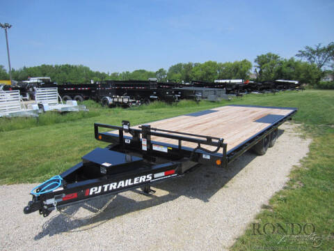 2023 PJ Trailer T8 Equipment Deckover Tilt T8J for sale at Rondo Truck & Trailer in Sycamore IL