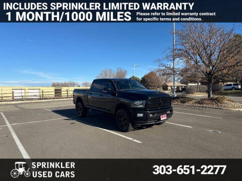 2014 RAM 2500 for sale at Sprinkler Used Cars in Longmont CO