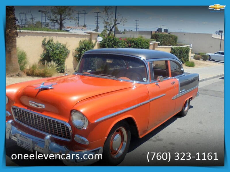 1955 Chevrolet Bel Air for sale at One Eleven Vintage Cars in Palm Springs CA