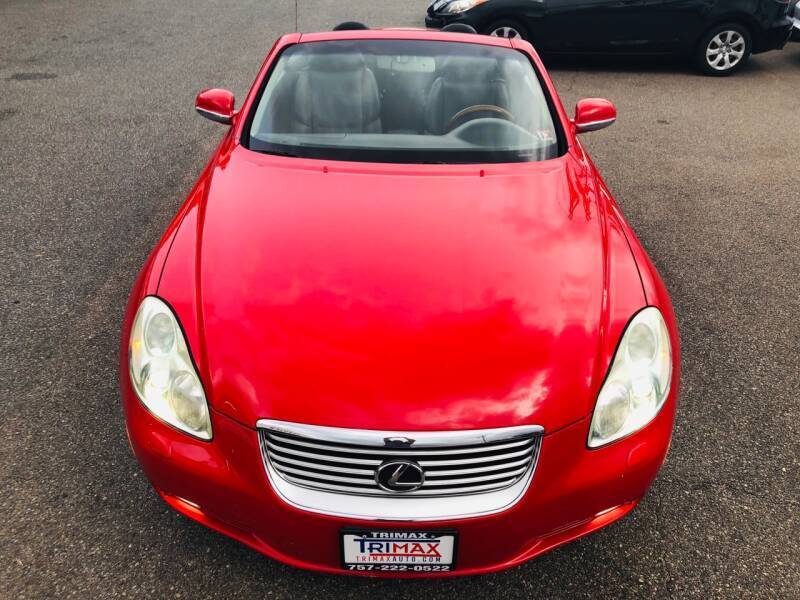 2003 Lexus SC 430 for sale at Trimax Auto Group in Norfolk VA