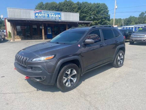 2016 Jeep Cherokee for sale at Greenbrier Auto Sales in Greenbrier AR