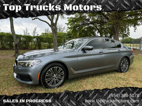 2019 BMW 5 Series for sale at Top Trucks Motors in Pompano Beach FL