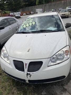 2007 Pontiac G6 for sale at J D USED AUTO SALES INC in Doraville GA