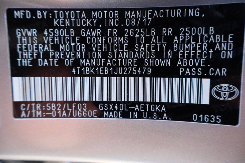 2018 Toyota Avalon XLE Premium