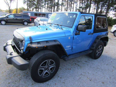 2010 Jeep Wrangler for sale at COASTAL AUTO MARKET in Swansboro NC