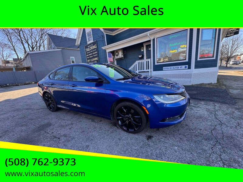 2015 Chrysler 200 for sale at Vix Auto Sales in Worcester MA