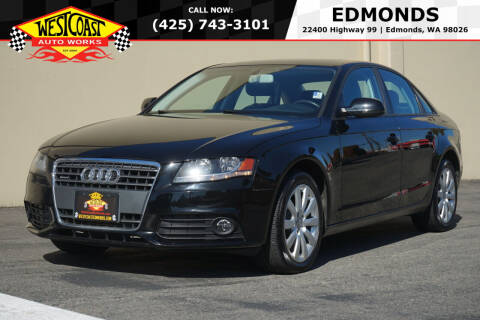 2012 Audi A4 for sale at West Coast AutoWorks -Edmonds in Edmonds WA