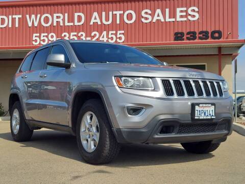 2014 Jeep Grand Cherokee for sale at Credit World Auto Sales in Fresno CA