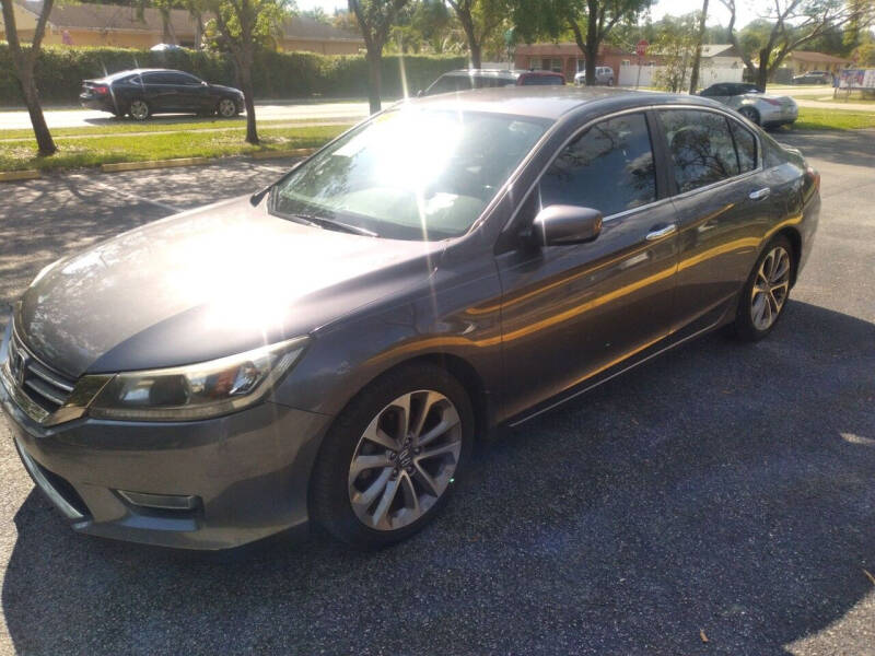 2013 Honda Accord for sale at P S AUTO ENTERPRISES INC in Miramar FL