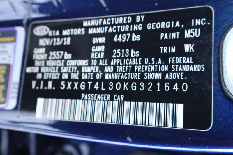 2019 Kia Optima