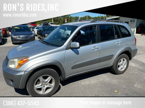 2004 Toyota RAV4 for sale at RON'S RIDES,INC in Bunnell FL