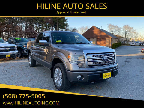 2013 Ford F-150 for sale at HILINE AUTO SALES in Hyannis MA