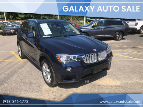 2015 BMW X3 for sale at Galaxy Auto Sale in Fuquay Varina NC