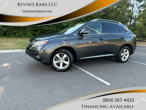 2011 Lexus RX 350 for sale at Kevin's Kars LLC in Richmond VA