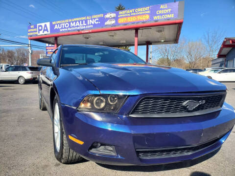 2011 Ford Mustang for sale at PA Auto Mall Inc in Bensalem PA