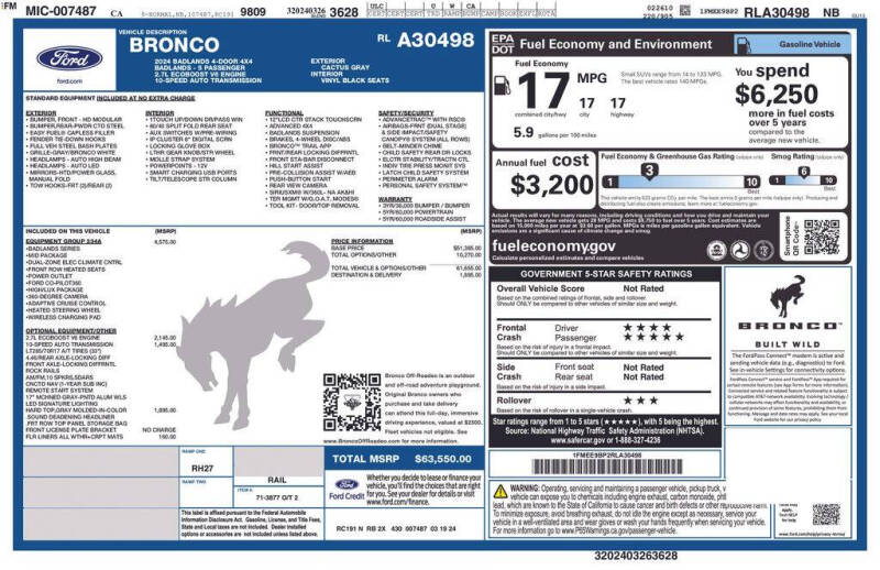 2024 Ford Bronco Badlands