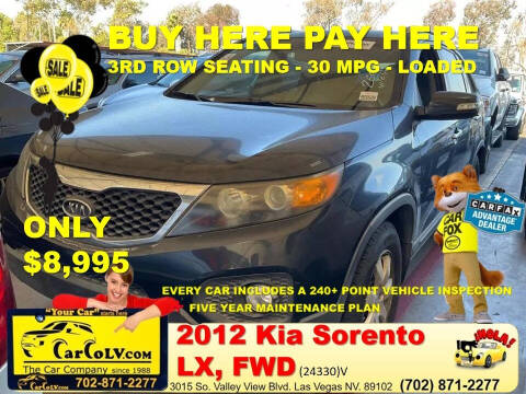 2012 Kia Sorento for sale at The Car Company - Buy Here Pay Here in Las Vegas NV