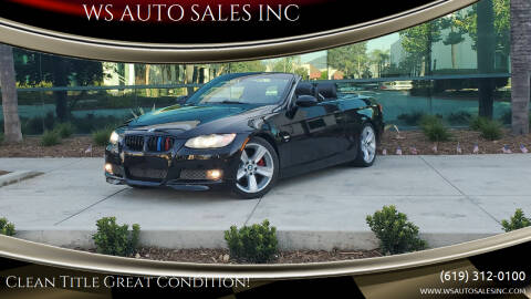 2007 BMW 3 Series for sale at WS AUTO SALES INC in El Cajon CA