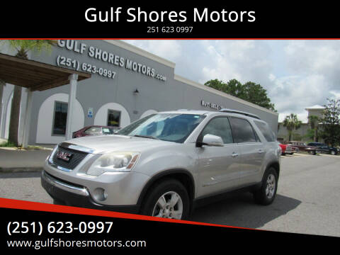 2008 GMC Acadia for sale at Gulf Shores Motors in Gulf Shores AL