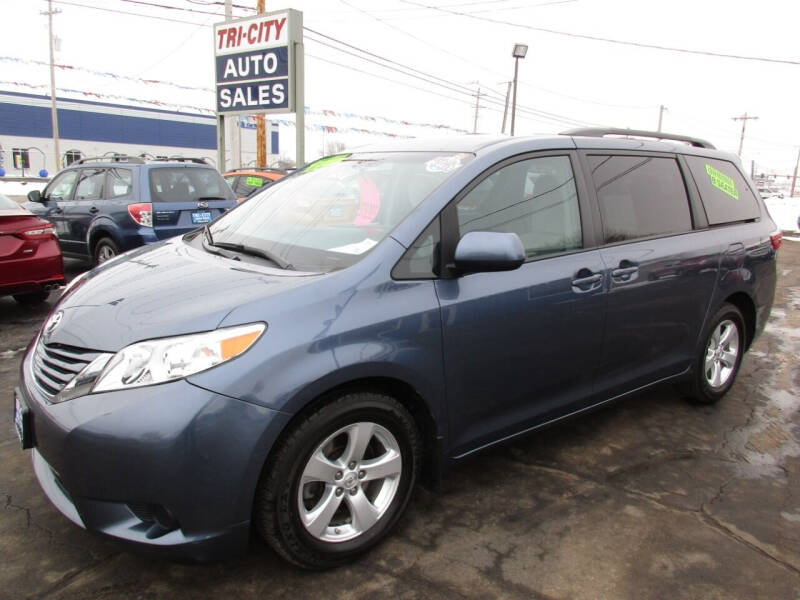 2017 Toyota Sienna for sale at TRI CITY AUTO SALES LLC in Menasha WI