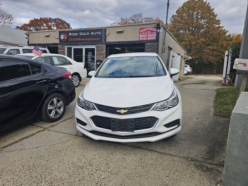 2018 Chevrolet Cruze for sale at Rose Gold Auto LLC in Islip Terrace NY