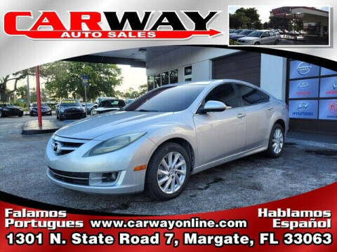 2012 Mazda MAZDA6 for sale at CARWAY Auto Sales in Margate FL