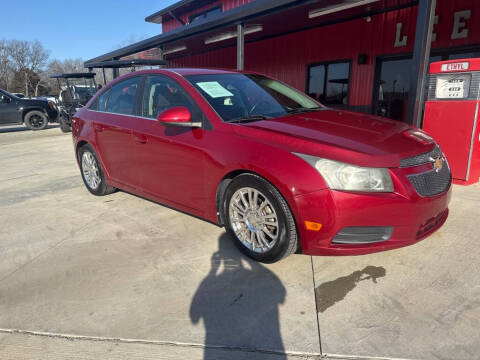 2012 Chevrolet Cruze for sale at LEE AUTO SALES in McAlester OK