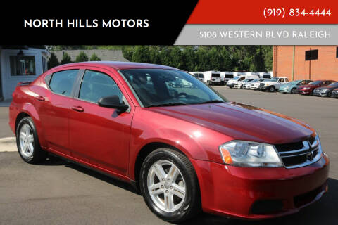 2014 Dodge Avenger for sale at NORTH HILLS MOTORS in Raleigh NC