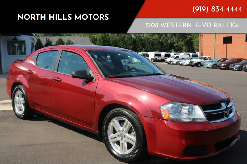 2014 Dodge Avenger for sale at NORTH HILLS MOTORS in Raleigh NC