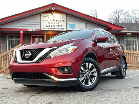 2017 Nissan Murano for sale at Peach State Motors Inc in Acworth GA