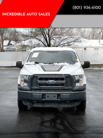 2016 Ford F-150 for sale at INCREDIBLE AUTO SALES in Bountiful UT