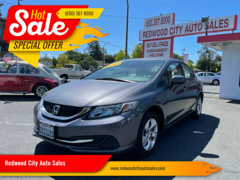 2015 Honda Civic for sale at Redwood City Auto Sales in Redwood City CA