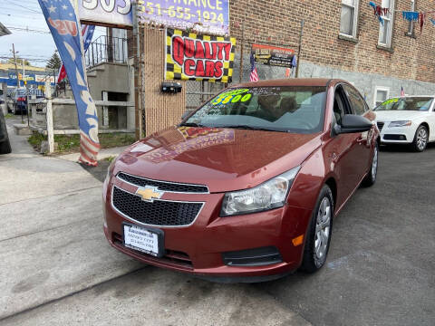 2012 Chevrolet Cruze for sale at EL GHALY GROUP 1 Quality used vehicles in Jersey City NJ
