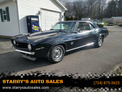 1969 Chevrolet Camaro for sale at STARRY'S AUTO SALES in New Alexandria PA