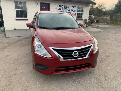 2017 Nissan Versa for sale at Excellent Autos of Orlando in Orlando FL