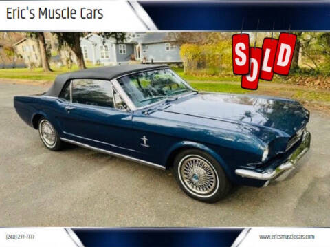 1965 Ford Mustang for sale at Eric's Muscle Cars in Clarksburg MD