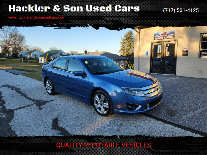 2010 Ford Fusion for sale at Hackler & Son Used Cars in Red Lion PA