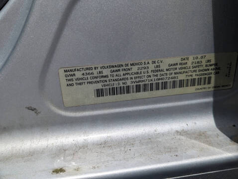 2008 Volkswagen Jetta SE