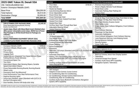 2025 GMC Yukon XL Denali