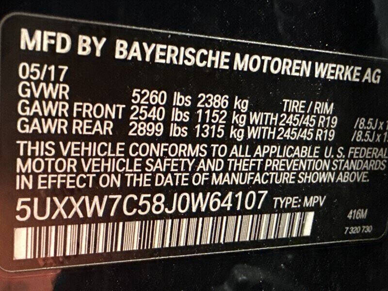 2018 BMW X4 M40i