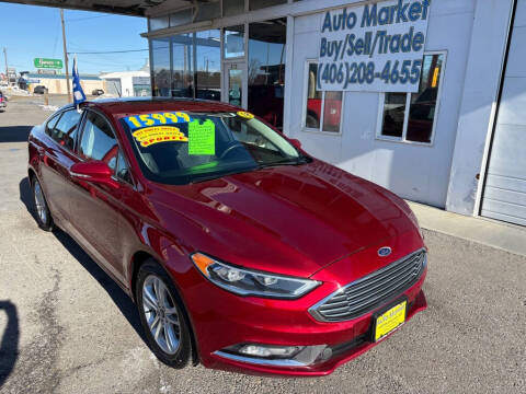 2018 Ford Fusion for sale at Auto Market in Billings MT