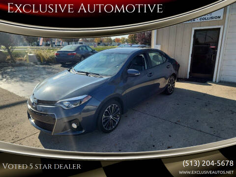 2014 Toyota Corolla for sale at Exclusive Automotive in West Chester OH