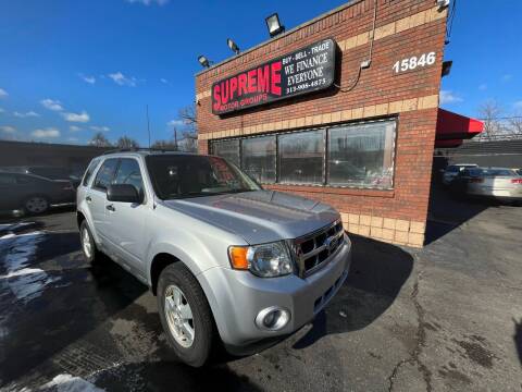 2012 Ford Escape for sale at Supreme Motor Groups in Detroit MI