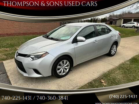 2014 Toyota Corolla for sale at THOMPSON & SONS USED CARS in Marion OH